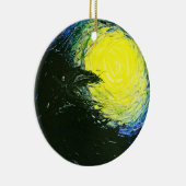 Raven Keramik Ornament (Rechts)