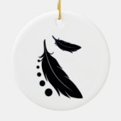 Raven Keramik Ornament (Hinten)