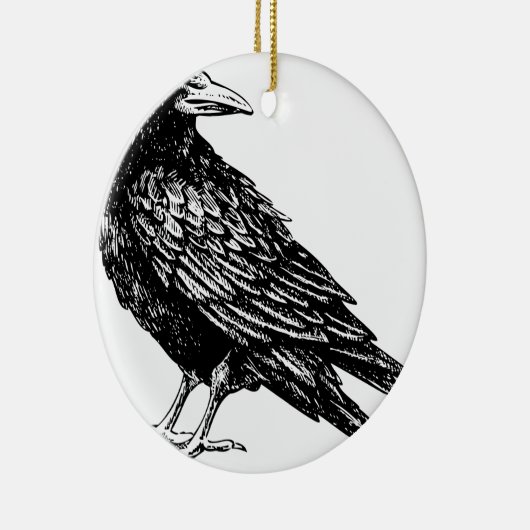 Raven Keramikornament (Rechts)