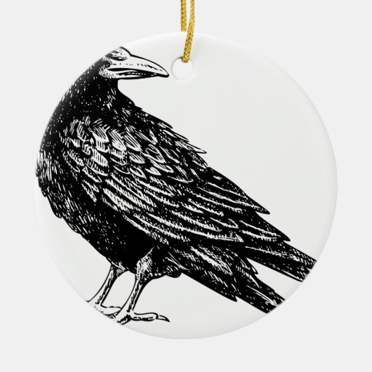 Raven Keramikornament (Vorne)