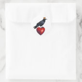 Raven King Heart Sticker (Tasche)