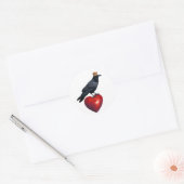 Raven King Heart Sticker (Umschlag)