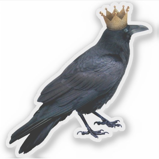 Raven King Sticker (Vorderseite)