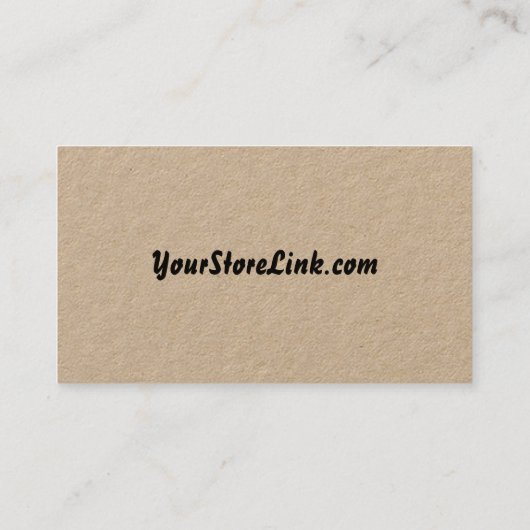 Raven Kraft Cosy Knitting Crochet Handmade Scarf Visitenkarte (Rückseite)