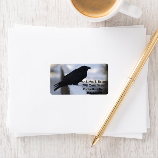 Raven Labels Adressaufkleber (Insitu)