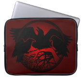 Raven Laptop Sleeve Spirit Animal Tablet Hüllen (Vorderseite)