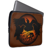 Raven Laptop Sleeve Spirit Animal Tablet Hüllen (Vorne Rechts)