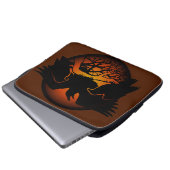 Raven Laptop Sleeve Spirit Animal Tablet Hüllen (Vorne Knopf)