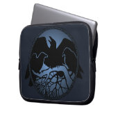 Raven Laptop Sleeve Spirit Animal Tablet Hüllen (Vorderseite Links)