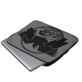 Raven Laptop Sleeve Spirit Animal Tablet Hüllen (Vorne Knopf)