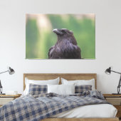 Raven Leinwanddruck (Insitu (Schlafzimmer))