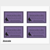 Raven Lila Template Stickers (Blatt)