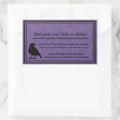 Raven Lila Template Stickers (Tasche)