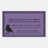 Raven Lila Template Stickers (Vorderseite)