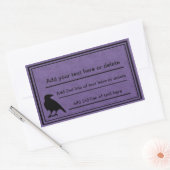 Raven Lila Template Stickers (Umschlag)