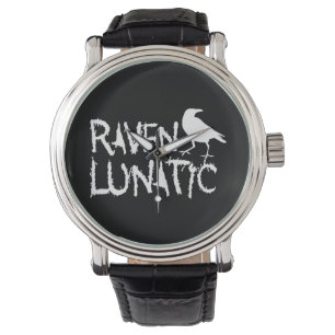 Raven Lunatic Black Crow Armbanduhr
