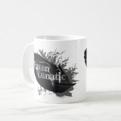 Raven Lunatic Fusion Zitat für Vogelliebhaber Kaffeetasse (Vorderseite Links)