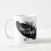 Raven Lunatic Fusion Zitat für Vogelliebhaber Kaffeetasse (Links)
