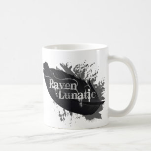 Raven Lunatic Fusion Zitat für Vogelliebhaber Kaffeetasse