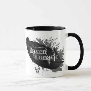 Raven Lunatic Fusion Zitat für Vogelliebhaber Tasse
