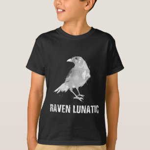 Raven Lunatic Goth Fun Bird Gothic T-Shirt