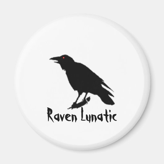 Raven Lunatic Magnet (Vorne)