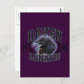 Raven Lunatic Postkarte (Vorne/Hinten)