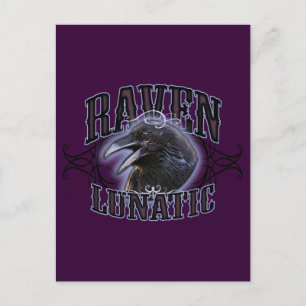 Raven Lunatic Postkarte