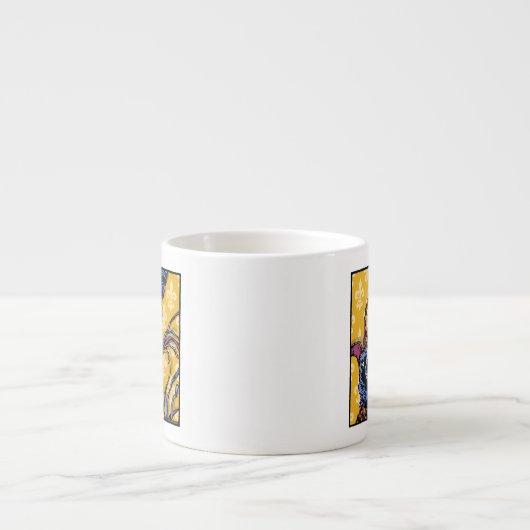 Raven Mad - Pop Goth Nightmare Surreal 6 oz Espressotasse (Vorderseite)