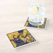 Raven Mad - Pop Goth Nightmare Surreal Glasuntersetzer (Schrägansicht)