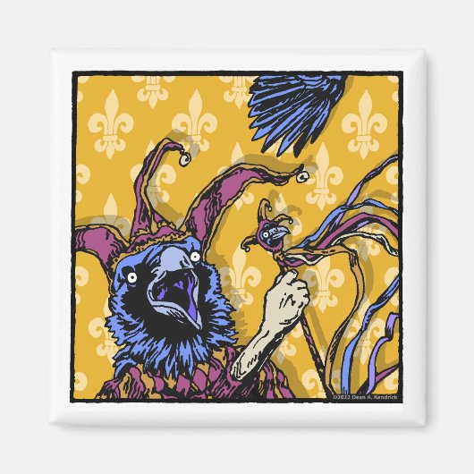 Raven Mad - Pop Goth Nightmare Surreal Magnet (Vorne)