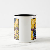 Raven Mad - Pop Goth Nightmare Surreal Zweifarbige Tasse (Mittel)