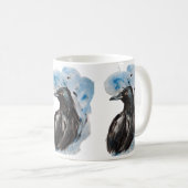 Raven Magic Harmonic Totem Harmonie Wasserfarben M Kaffeetasse (VorderseiteRechts)