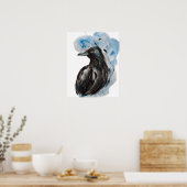 Raven Magic Harmonic Totem Harmonie Wasserfarben M Poster (Küche)