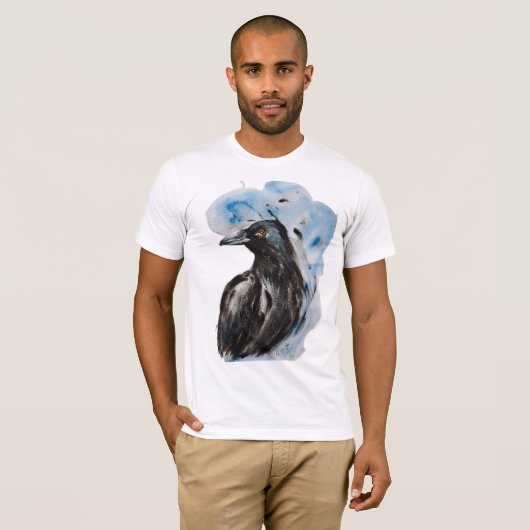 Raven Magic Harmonic Totem Harmonie Wasserfarben M T-Shirt (Vorne ganz)