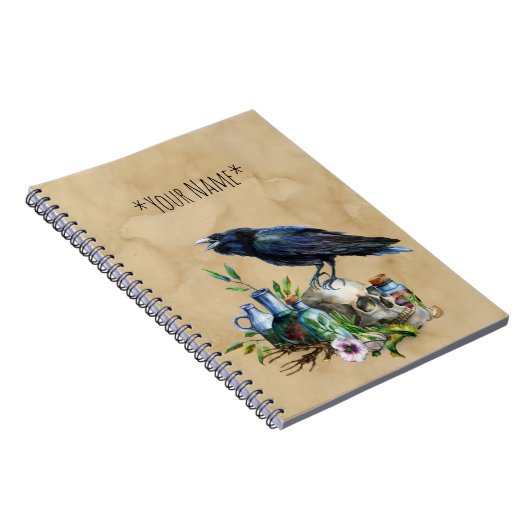 Raven Magick Notebook Notizblock (Rechte Seite)