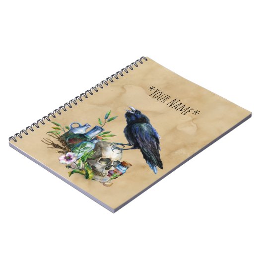 Raven Magick Notebook Notizblock (Linke Seite)