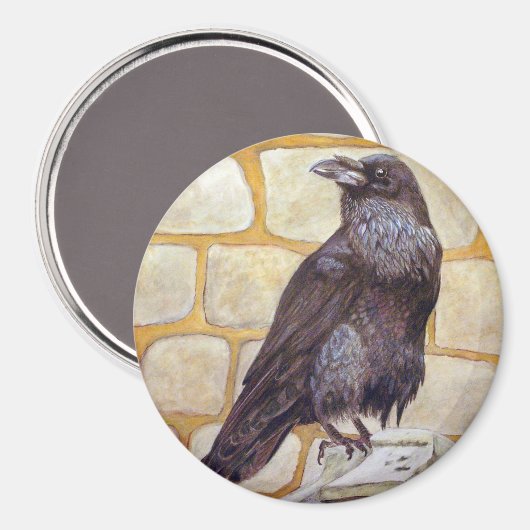 Raven Magnet (Vorderseite/Rückseite)
