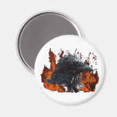 Raven Magnets Magnet (Vorderseite/Rückseite)