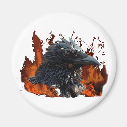 Raven Magnets Magnet (Vorne)