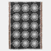 Raven Mandala Decke (Vorderseite Vertikal)