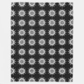 Raven Mandala Fleecedecke (Vorderseite)