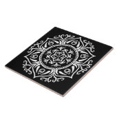 Raven Mandala Fliese (Seite)