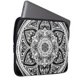 Raven Mandala Laptopschutzhülle (Vorne Rechts)