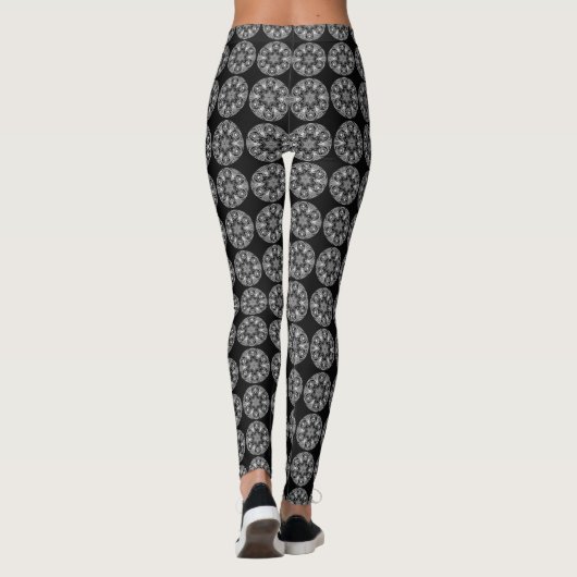 Raven Mandala Leggings (Rückseite)