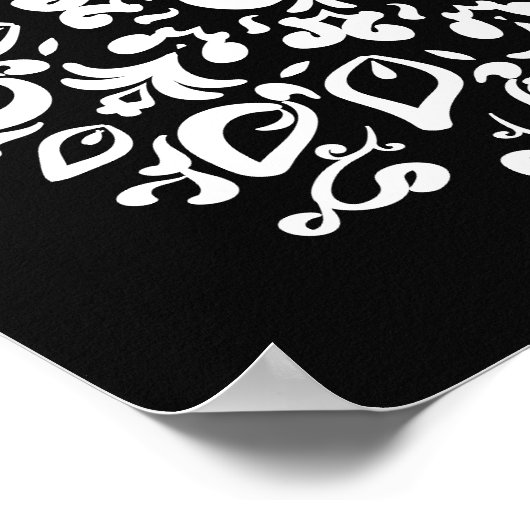 Raven Mandala Poster (Ecke)