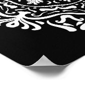 Raven Mandala Poster (Ecke)