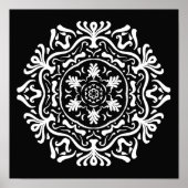 Raven Mandala Poster (Vorne)