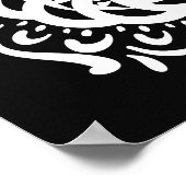 Raven Mandala Poster (Ecke)