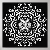 Raven Mandala Poster (Vorne)